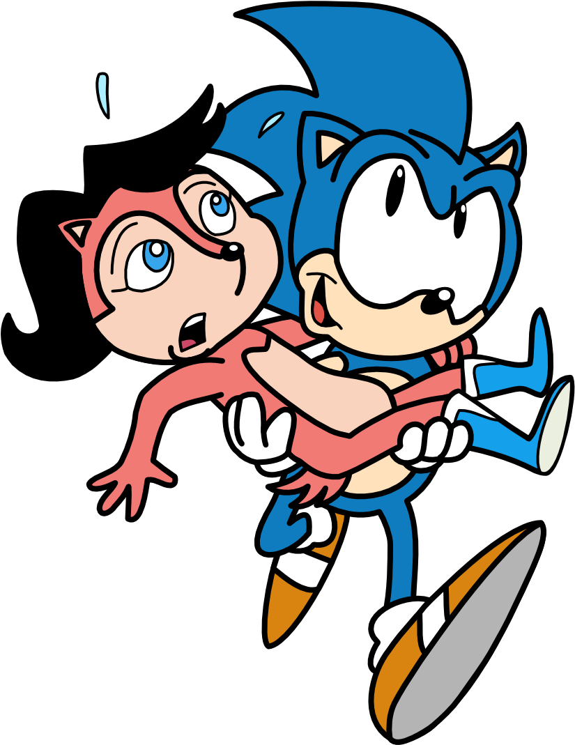 Princess Sally Acorn Sonic The Hedgehog Sonic & Sally Clipart (825x1069), Png Download