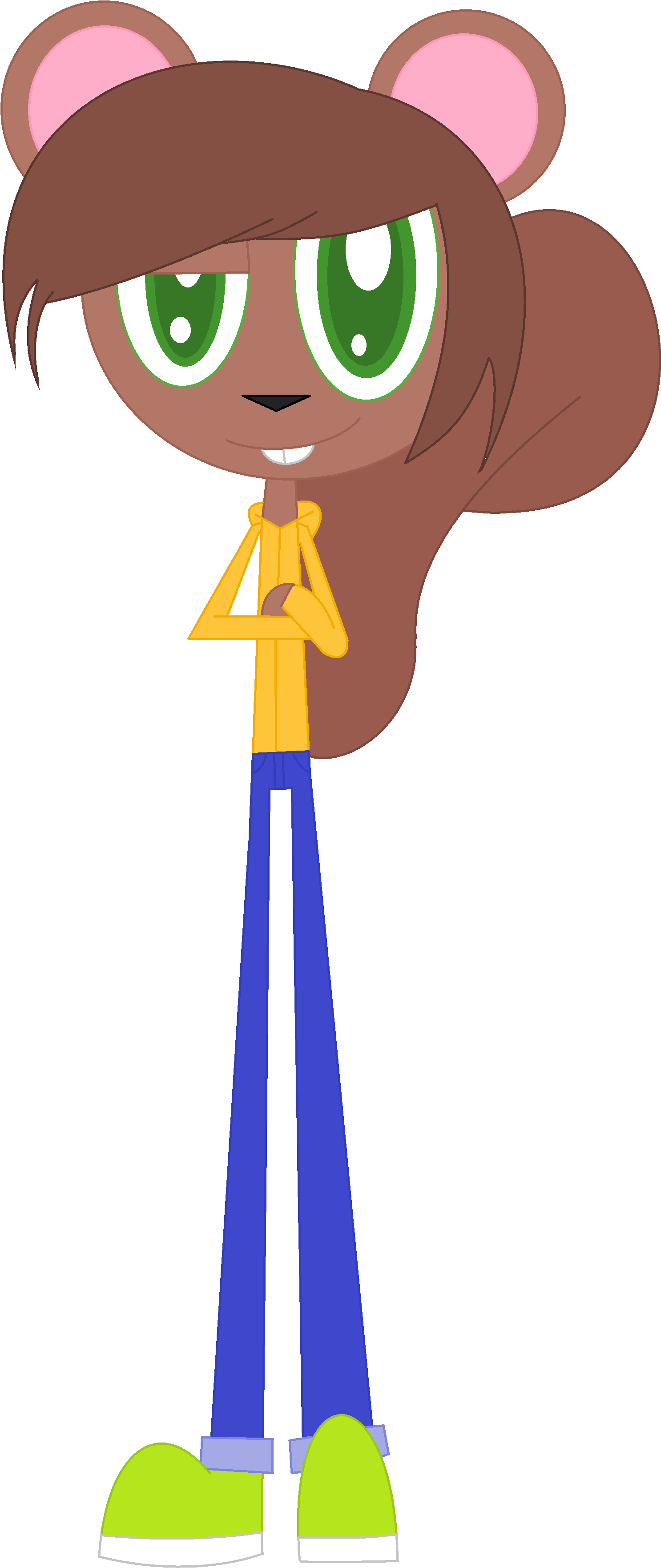 Stuart Squirrel Clipart (1664x3568), Png Download