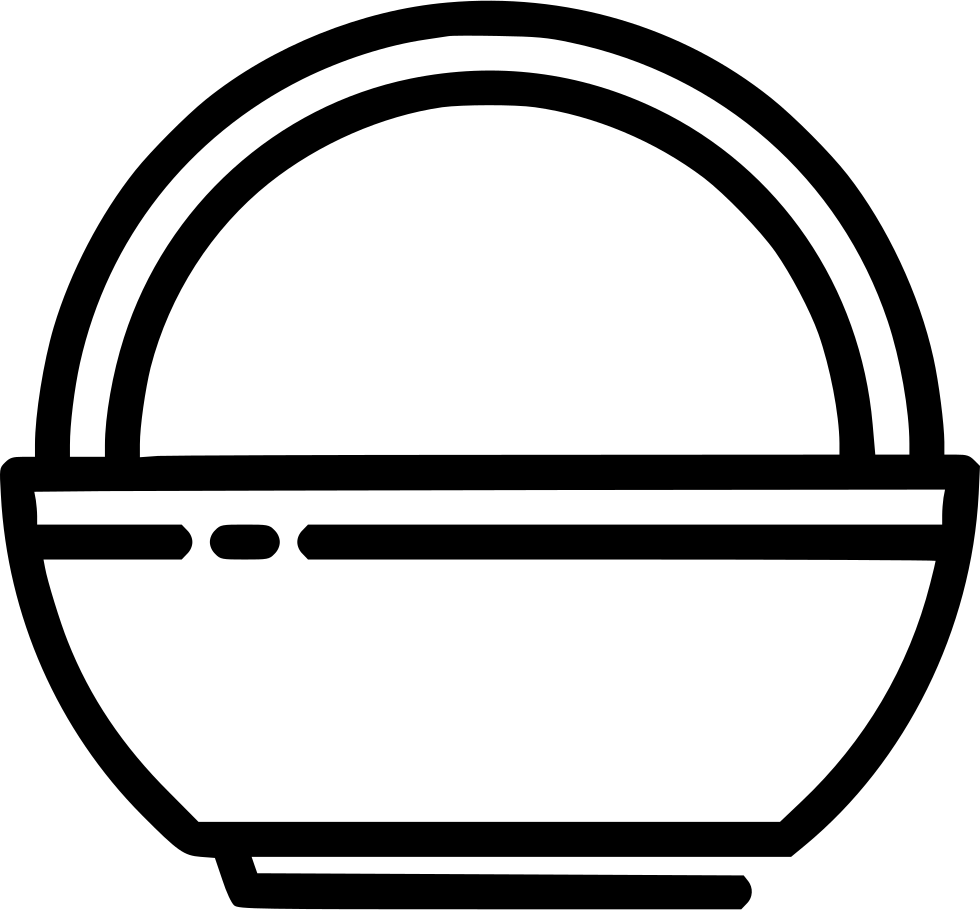 Basket Bowl Carry Decoration Comments Clipart (980x910), Png Download