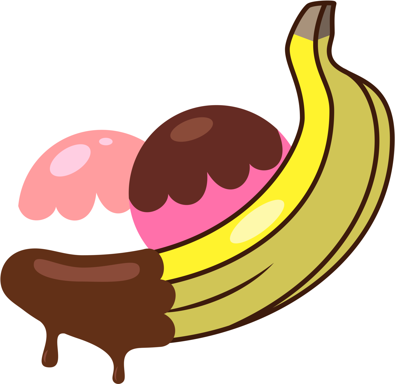 Banana Split Png Clipart (890x898), Png Download