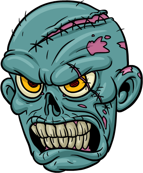 Zombie Stickers Clipart (618x618), Png Download