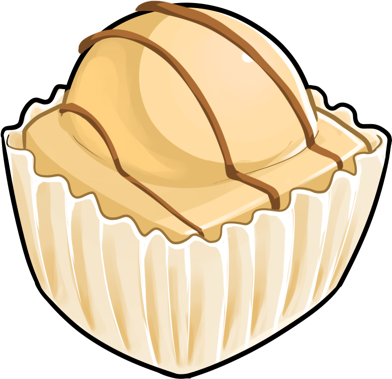 Vanilla French Fancy Cake Clipart (800x800), Png Download