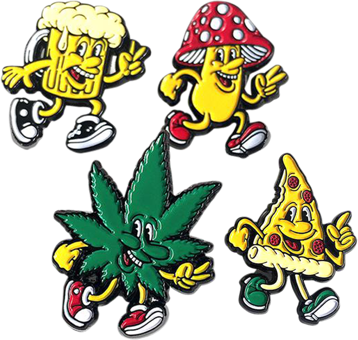 Vice Squad Pin Set Clipart (800x800), Png Download