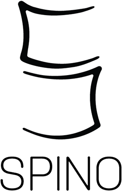 The Logo Features Two Vertebrae Of The Spinal Column Clipart (600x599), Png Download