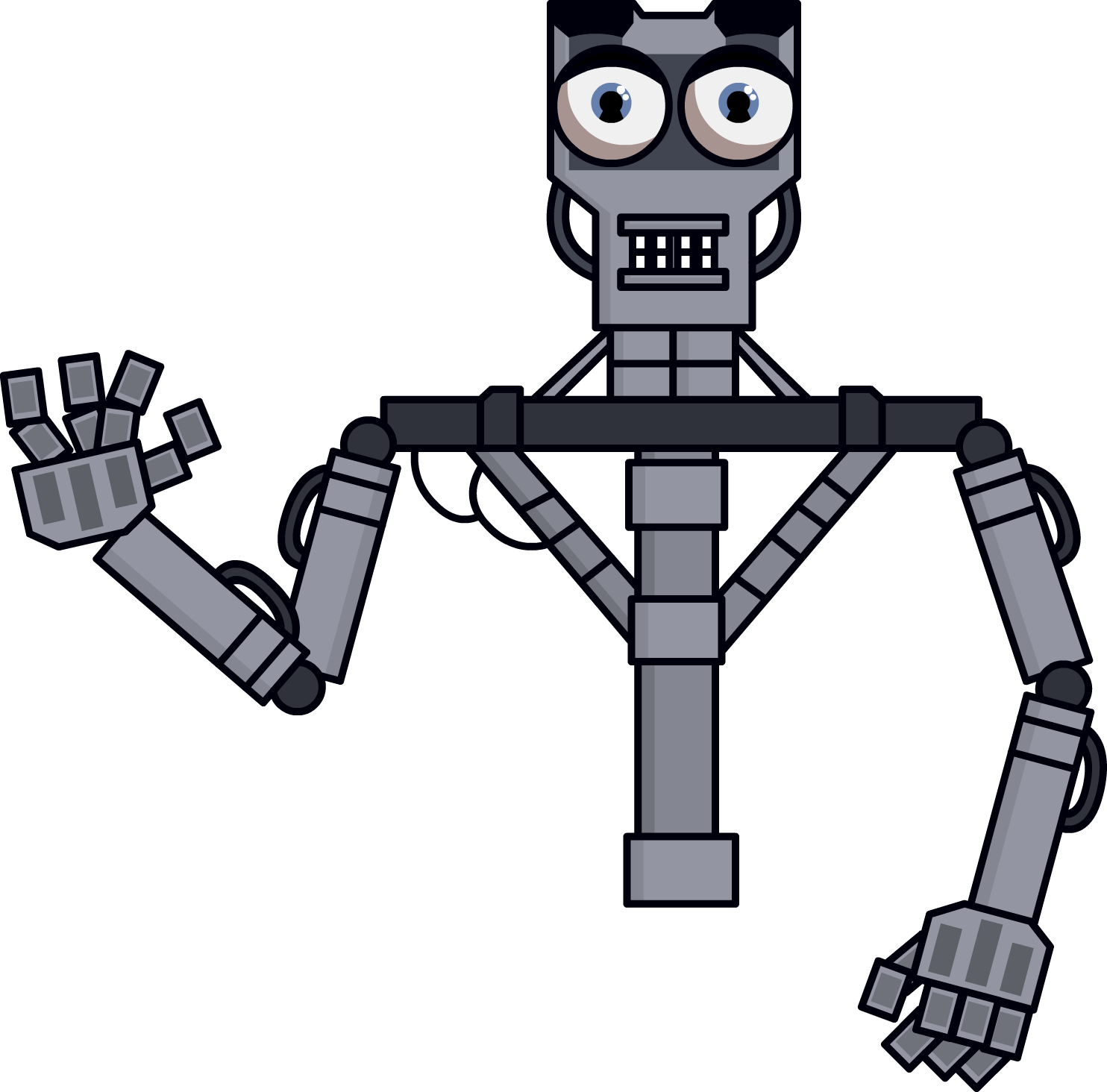 Artworkendoskeleton Wip In Adobe Clipart (1484x1464), Png Download