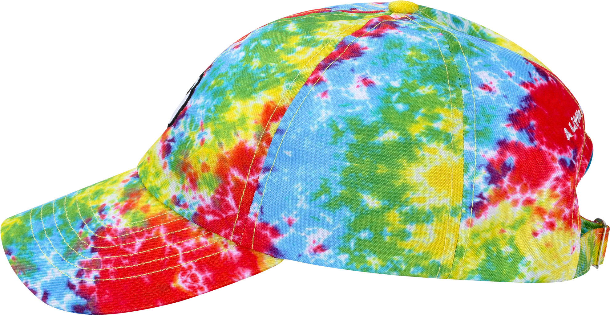 Happy Cloud Tie Dye Dad Hat Clipart (2000x2000), Png Download