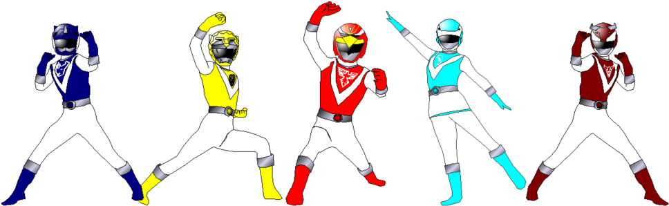 Liveman Hurricanger For Redfalconranger By Rangeranime Clipart (1024x350), Png Download