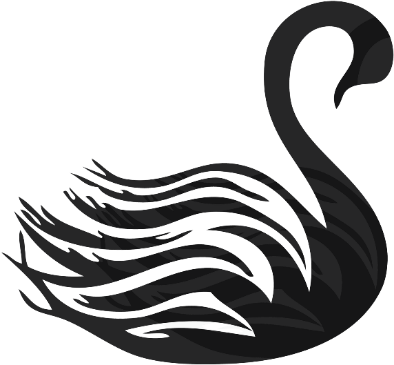 Black Swan Clipart Transparent - Png Download (604x600), Png Download