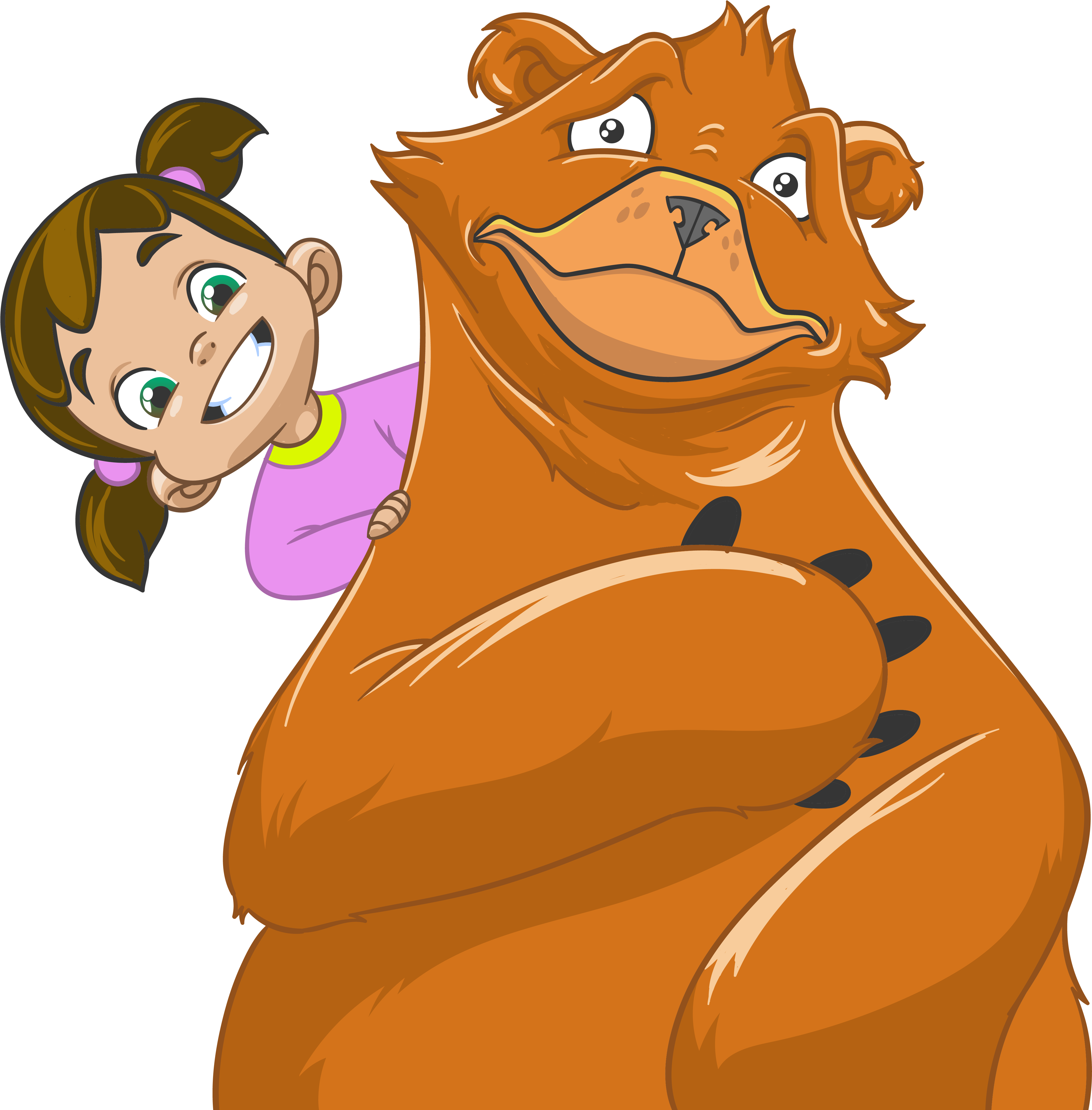 Herman Meets His Match Clipart (5869x4535), Png Download