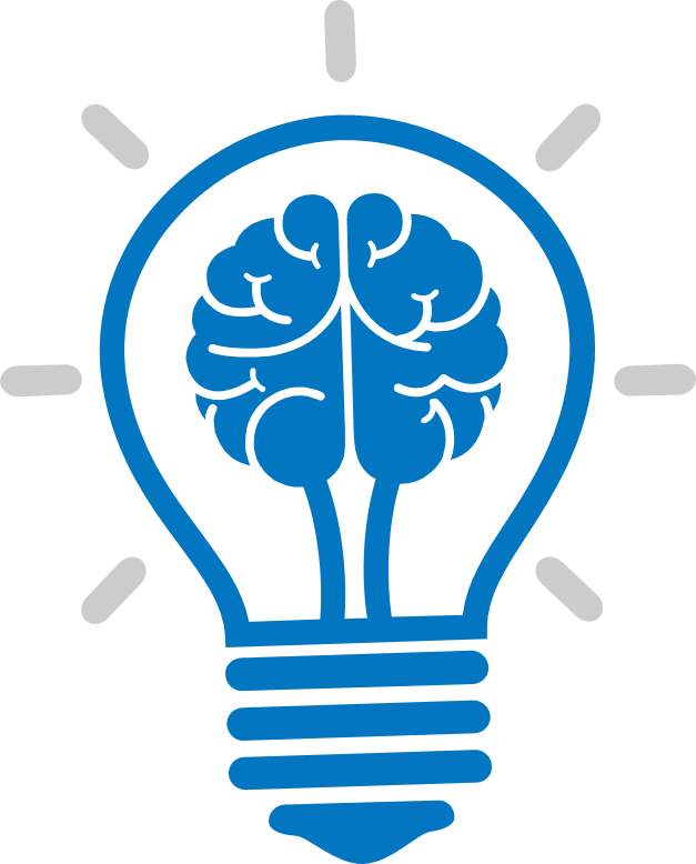 Light Brain Incandescent Bulb Cartoon Icon Clipart (627x778), Png Download