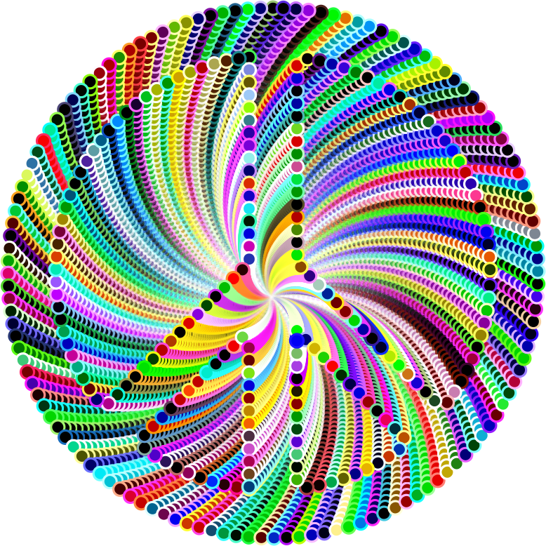 Psychedelic Peace Sign Design Clipart (778x778), Png Download