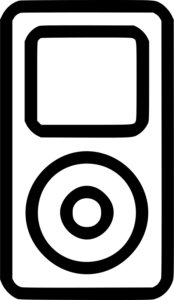 Music Note Playing Ipod Comments Clipart (570x980), Png Download