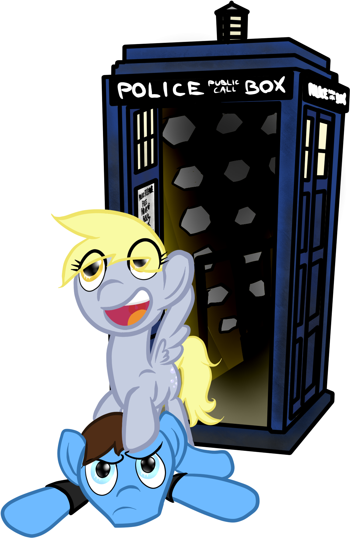 Niksiekins, Derpy Hooves, Doctorderpy, Doctor Who, Clipart (1244x1825), Png Download