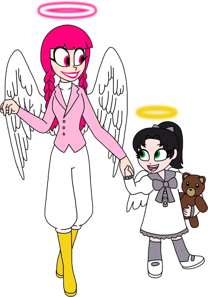 Heaven And Hell Consideration Clipart (851x1214), Png Download