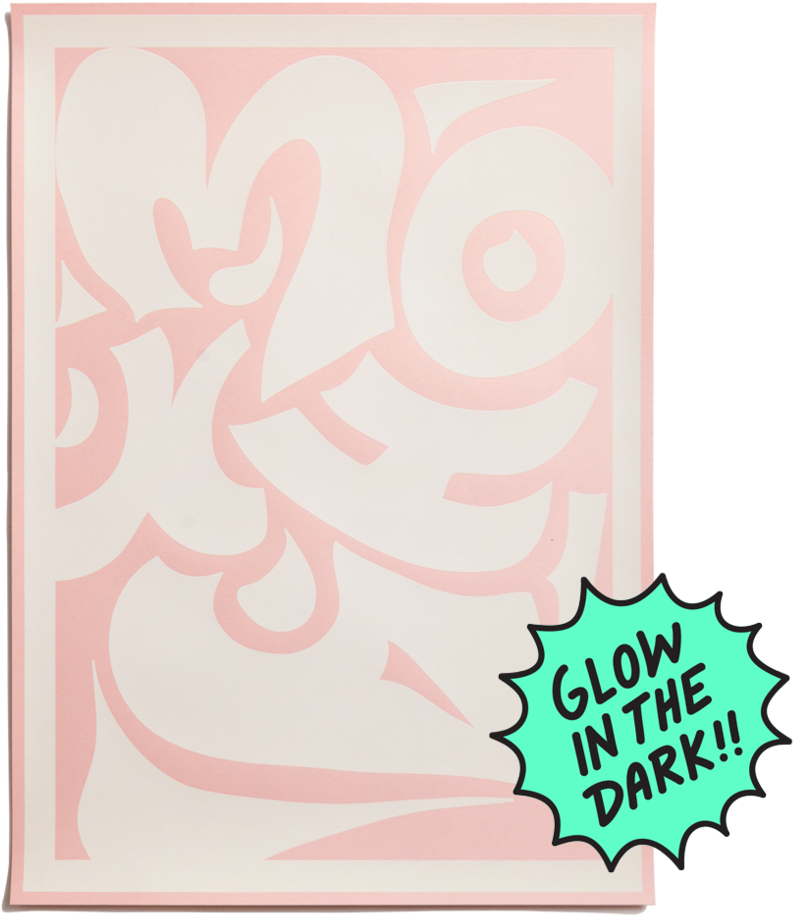 Tribal Poster White On Pink Clipart (1060x1060), Png Download