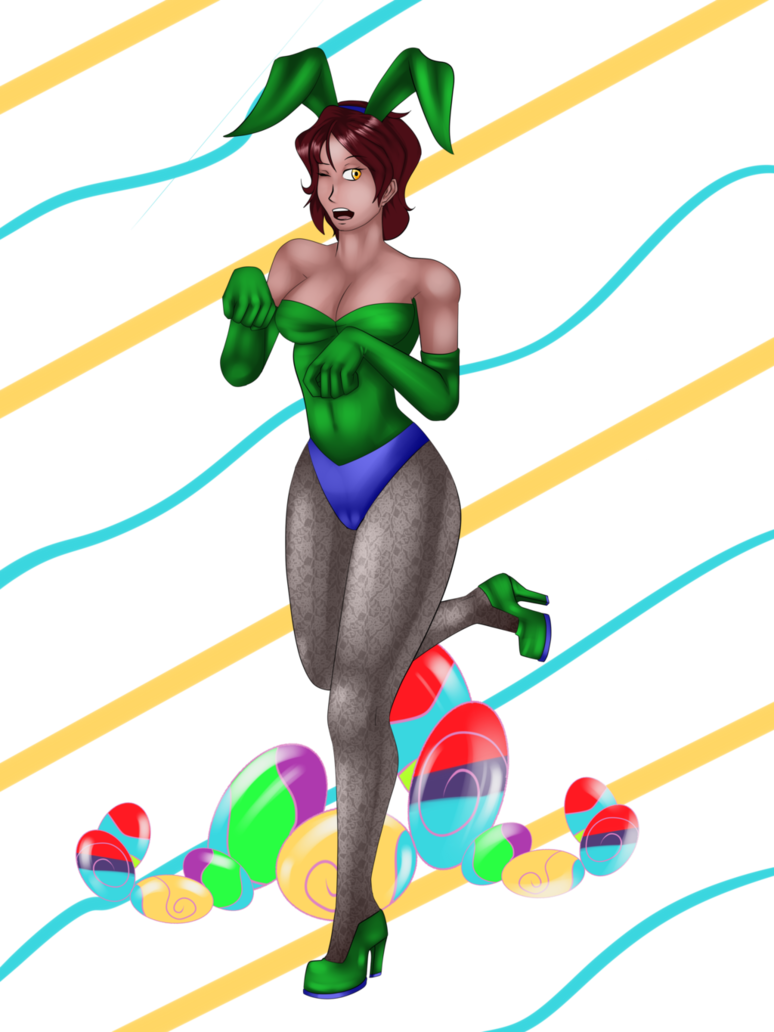 Easter Bunny Presta Hopping Change Clipart (774x1032), Png Download