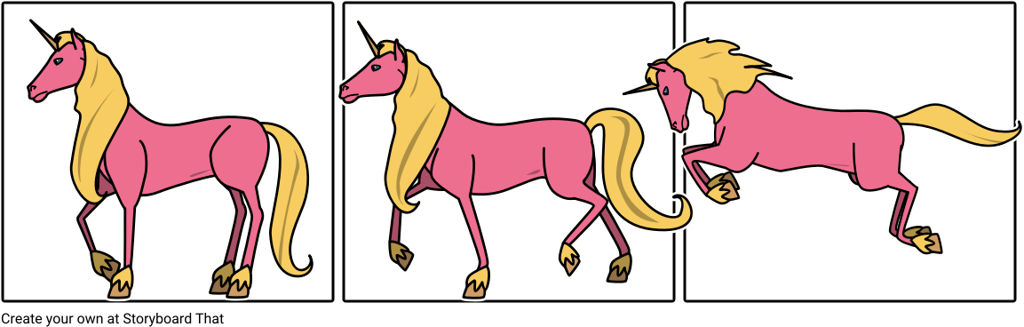Pretty Pink Unicorn Clipart (1164x385), Png Download