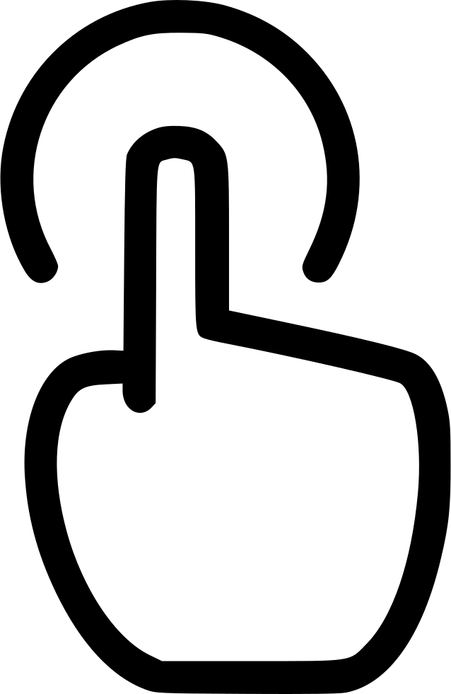 Single Tap Comments Clipart (638x980), Png Download