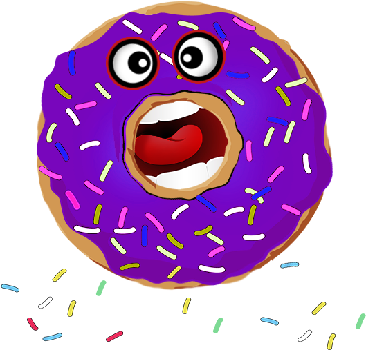 Donut Ohh Clipart (618x618), Png Download