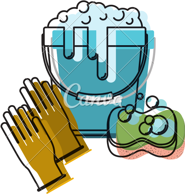 Gloves And With Water Clipart (800x800), Png Download