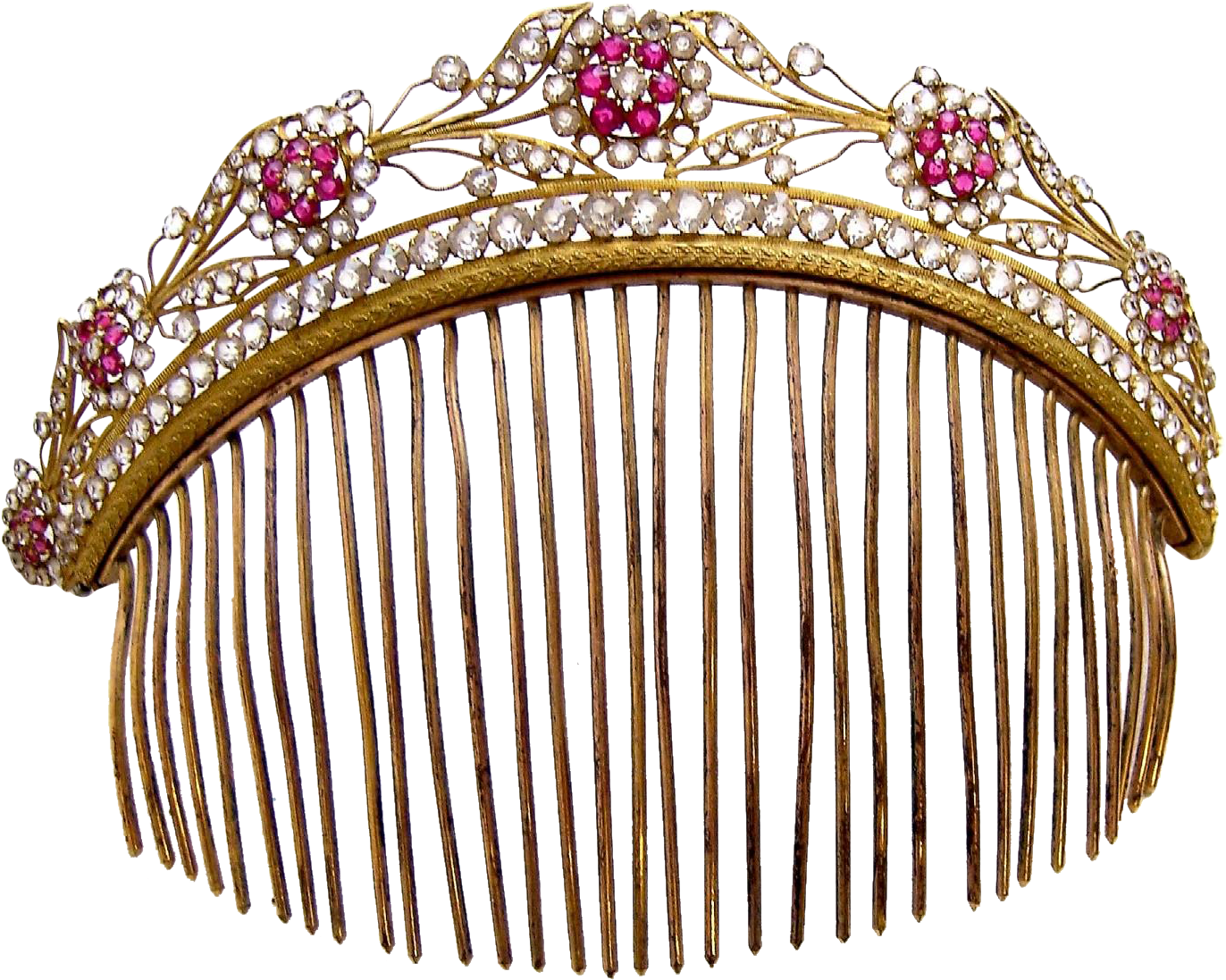 Regency Fire Gilded Tiara Clipart (1371x1371), Png Download