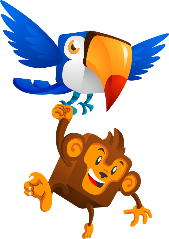 Kotiki Et Toukan Clipart (624x827), Png Download