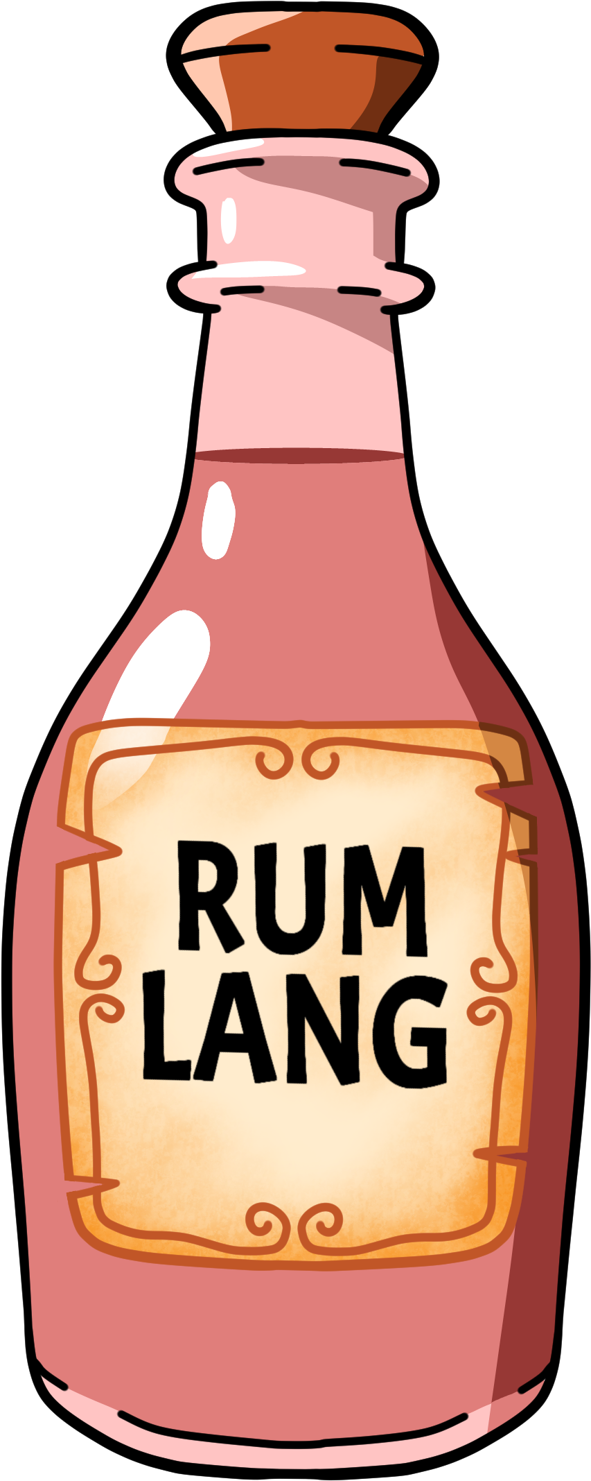 Rum Bottle Clipart Png Download Full Size Clipart (3058609