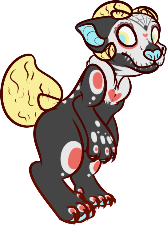 Catrina The Minosaur By Piecreature Clipart (543x731), Png Download