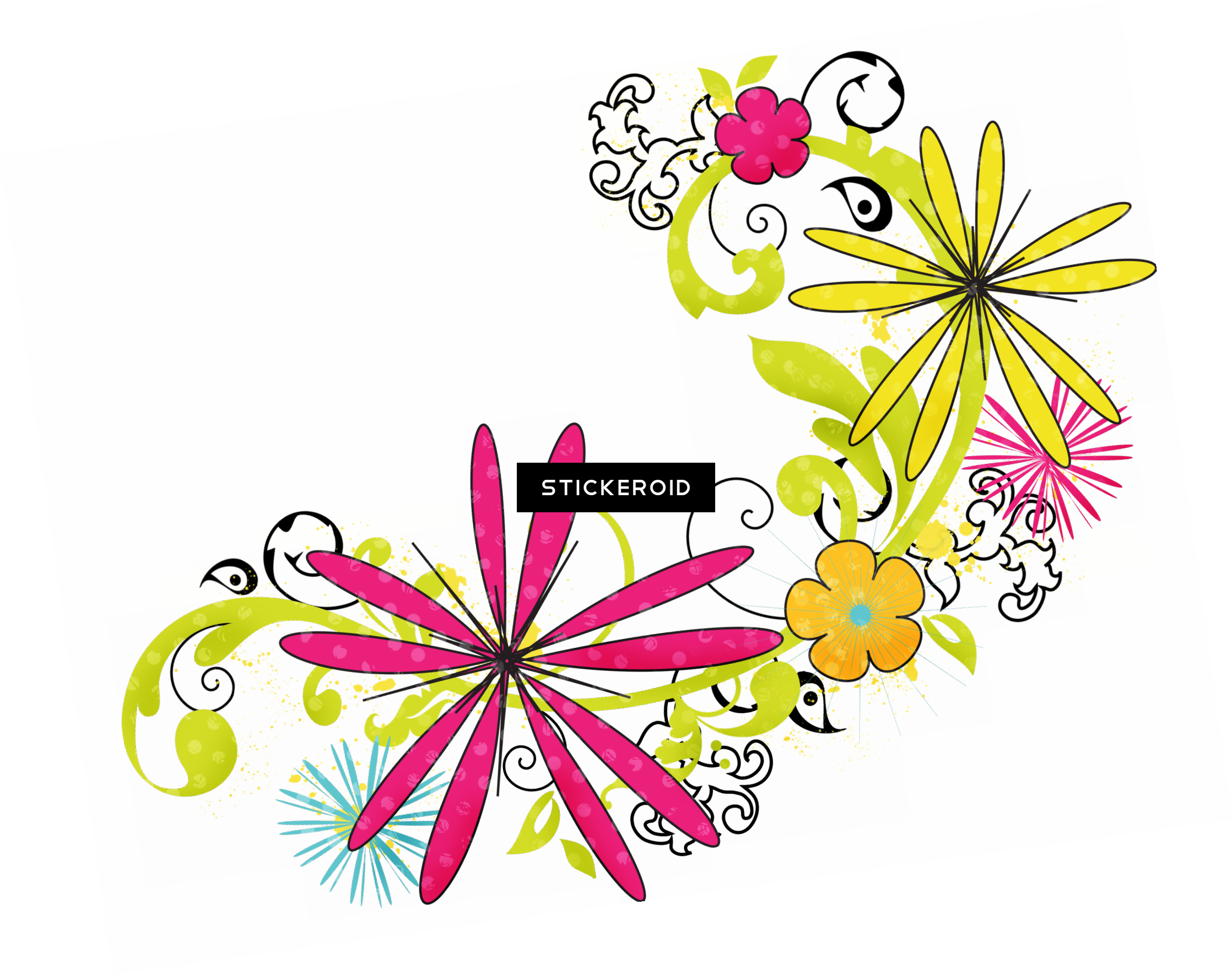 Floral Hd Clipart (2236x1770), Png Download