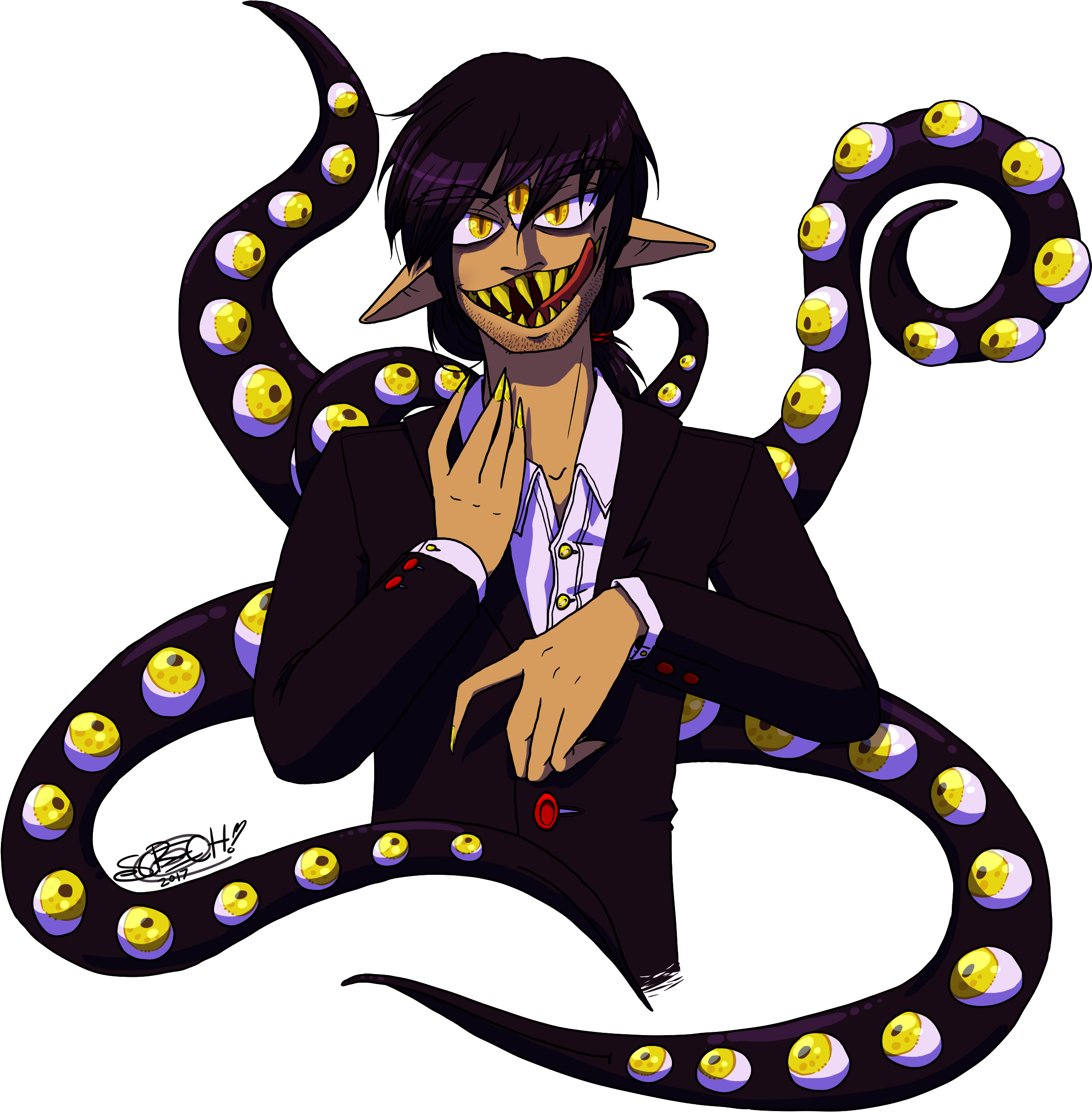 Space Satan Clipart (2466x2566), Png Download