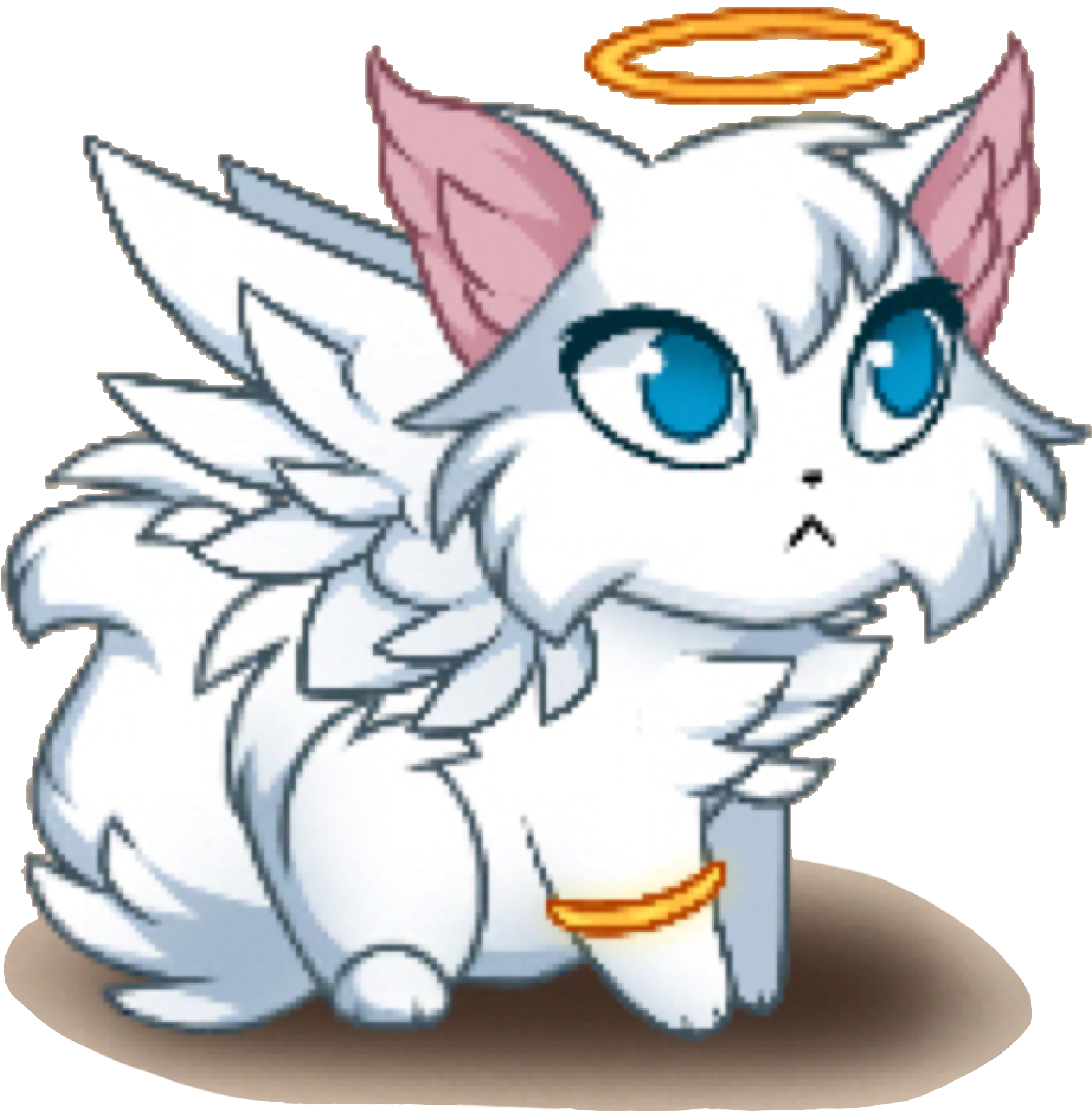 Tuxedo Cat Angel Clipart - Png Download (2048x1941), Png Download