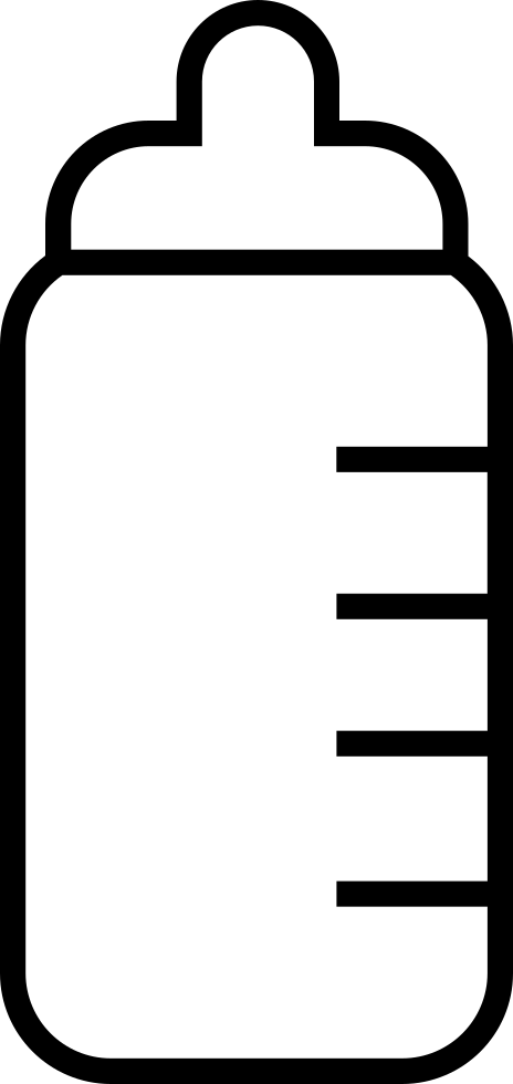 Feeding Bottle Comments Clipart (464x980), Png Download