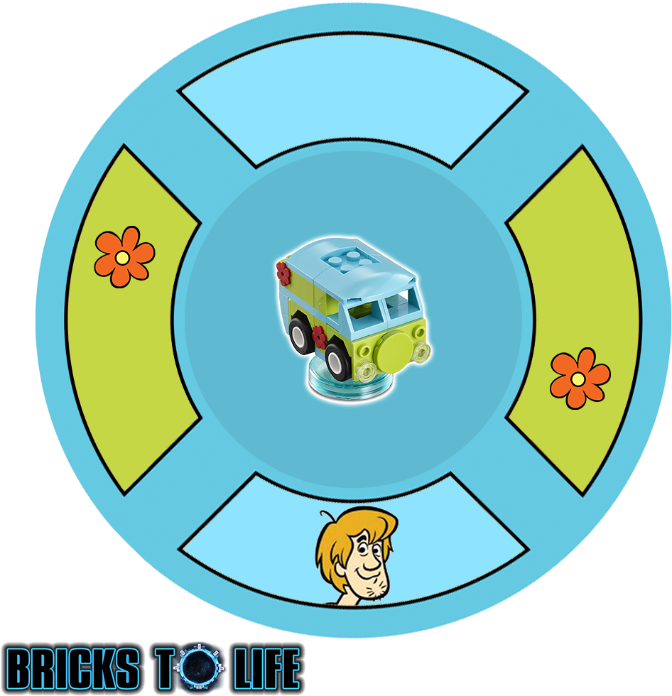 Mystery Machine Tag Clipart (1000x1000), Png Download