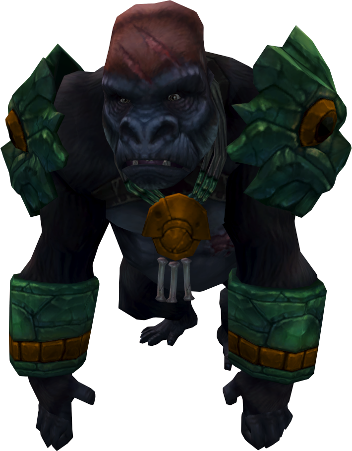 Gorilla Clipart Runescape - Png Download (710x909), Png Download