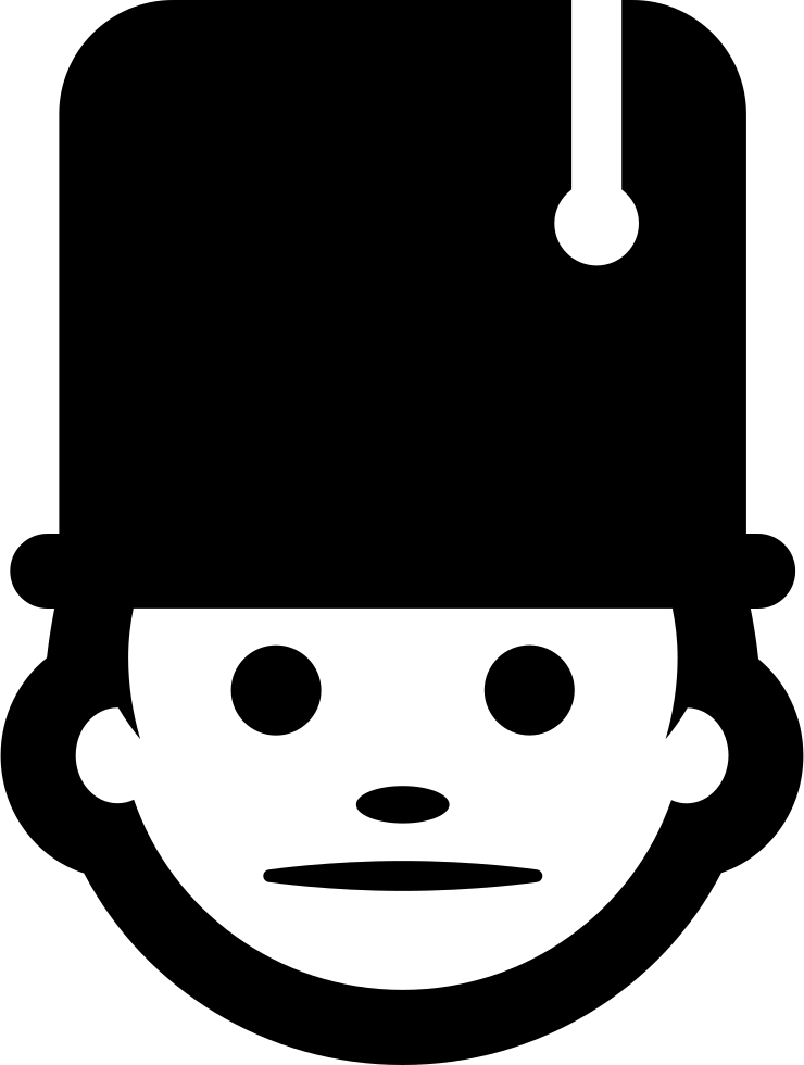 Man Face With Top Hat Comments Clipart (740x980), Png Download