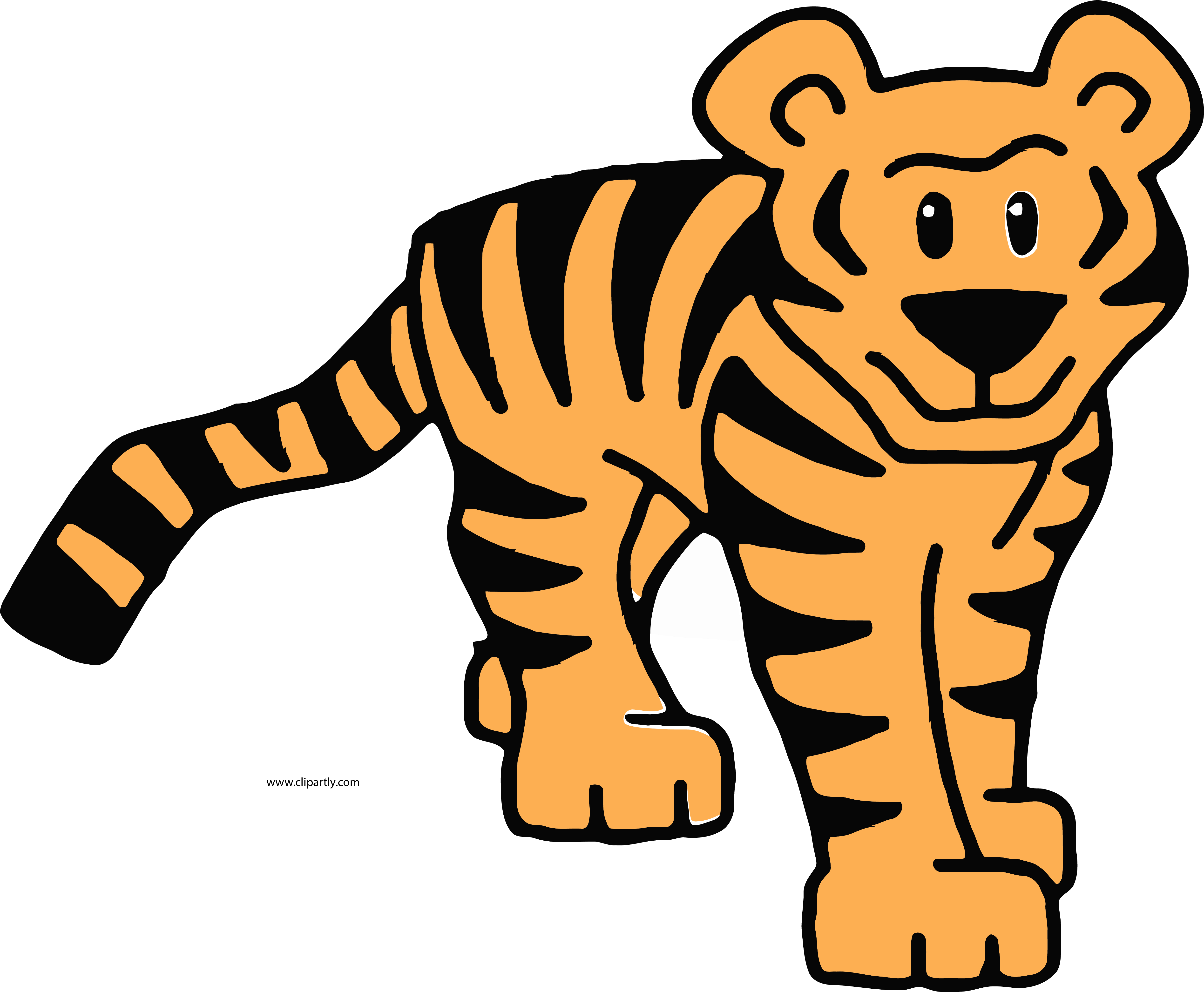 Some Tigger Clipart Png Image Download Transparent Png (4994x4115), Png Download