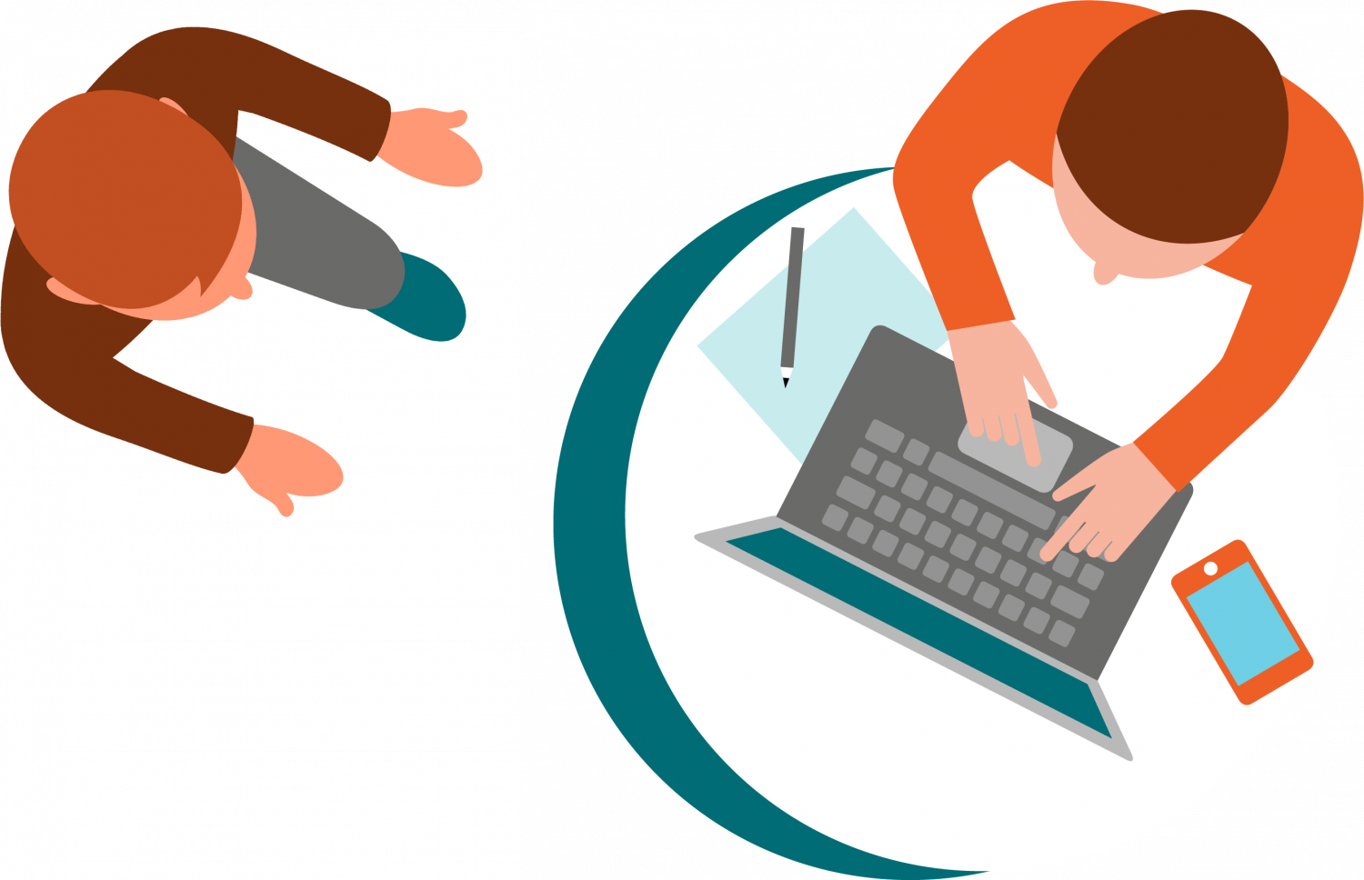 Working Meeting Graphic Clipart (1500x968), Png Download