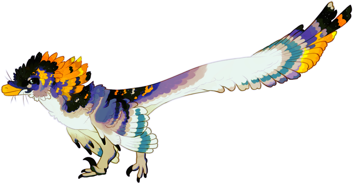 Just Another Wacky Colored Dino Draw Clipart (1200x626), Png Download