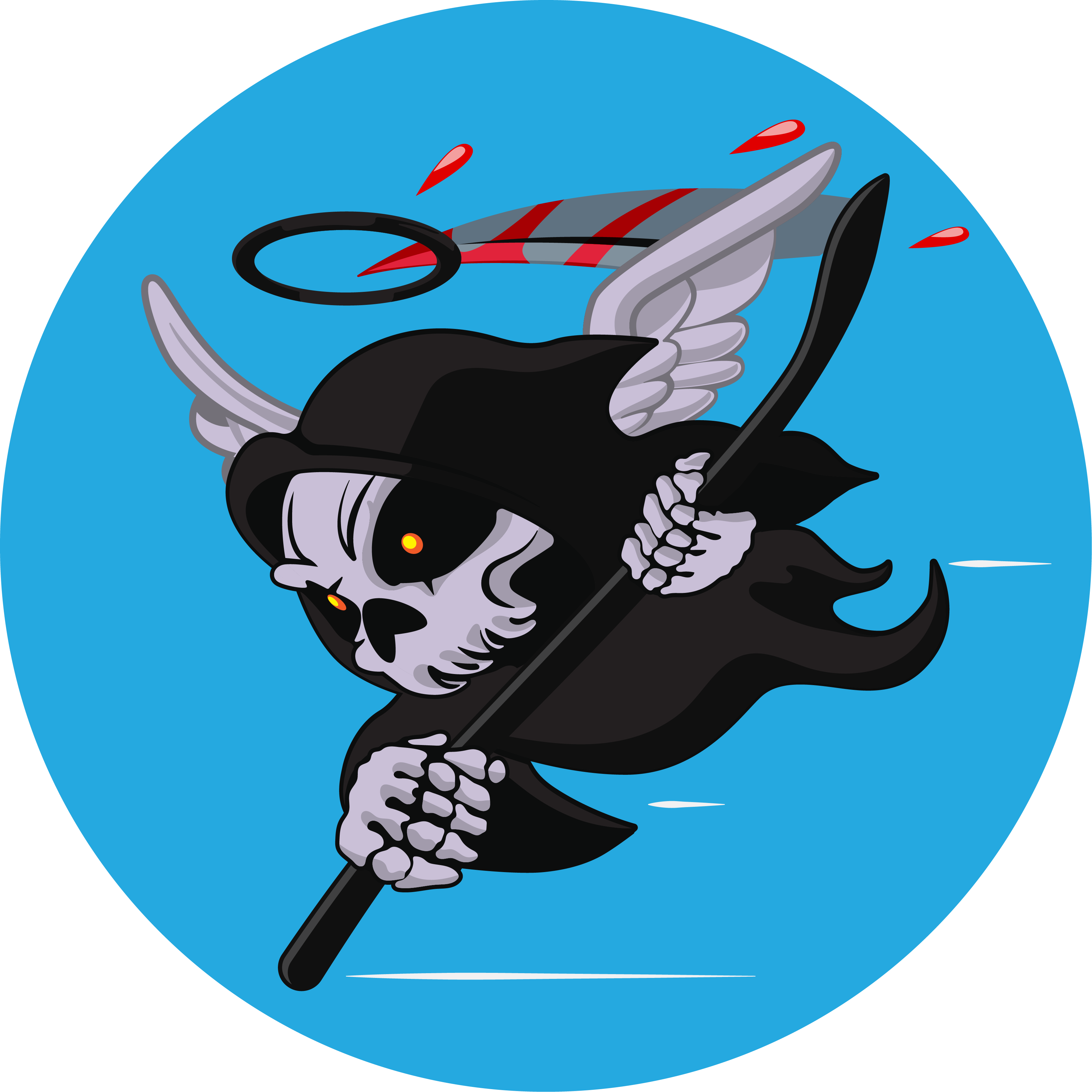 Angels Of Death Clipart (3446x3446), Png Download