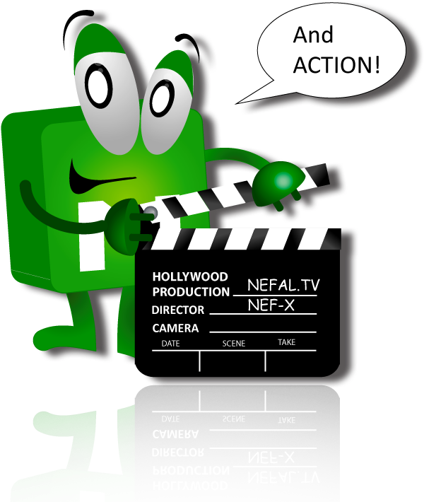 Hollywood Clipart Tv Camera - Png Download (749x735), Png Download