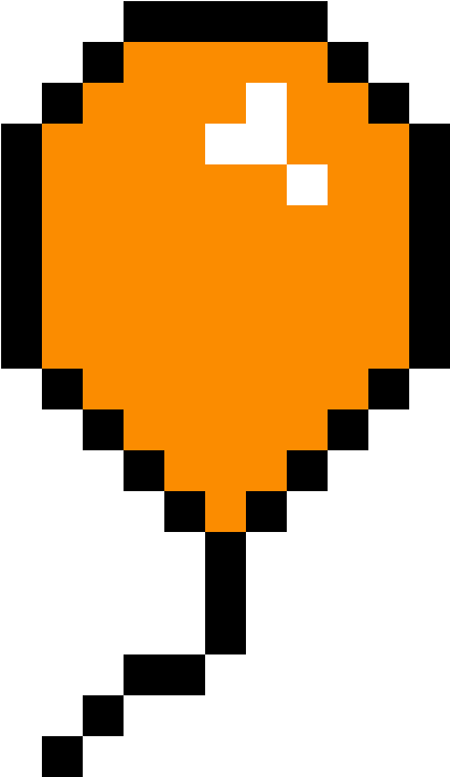 Orange Balloon Clipart (1184x1184), Png Download