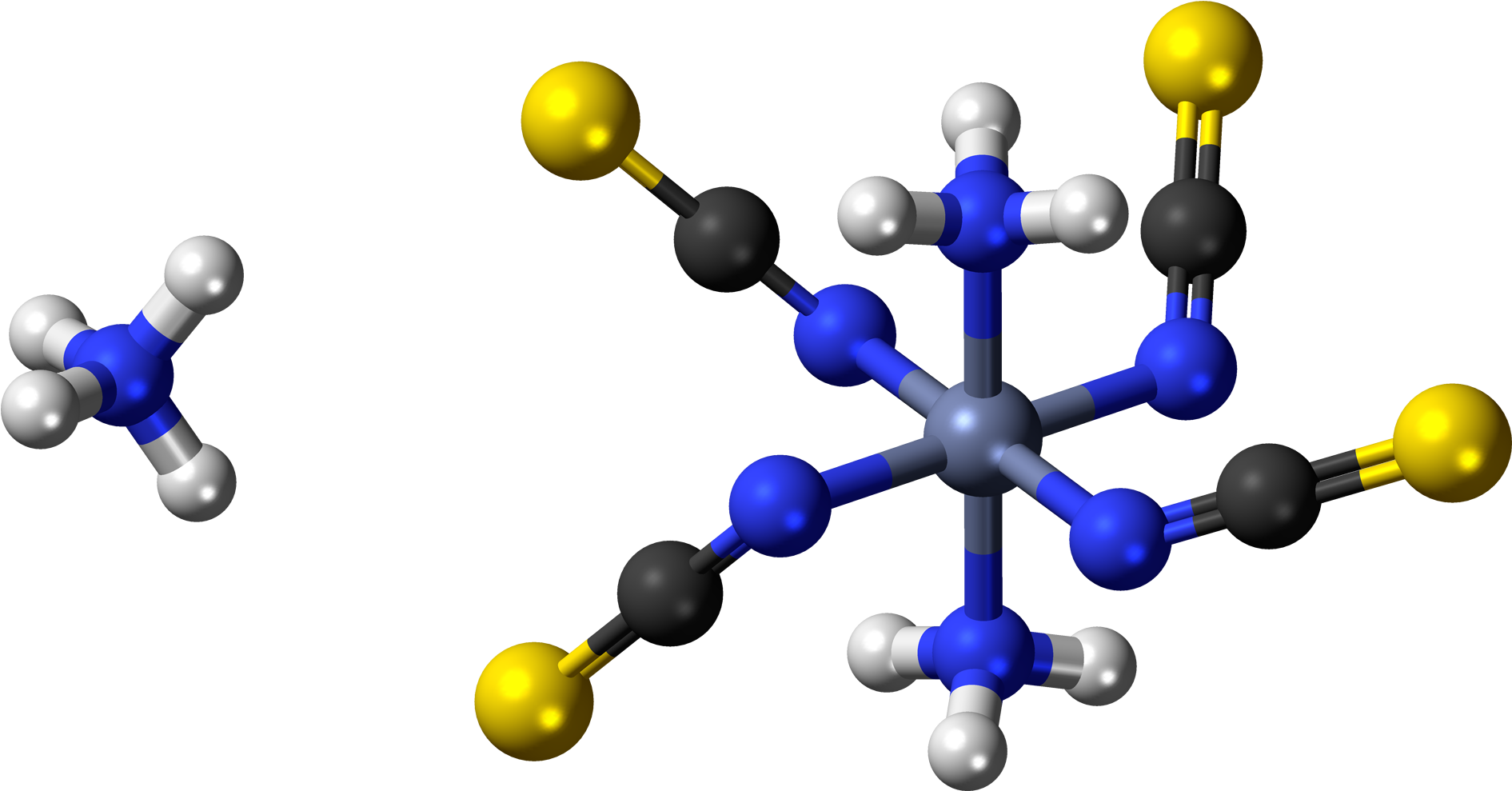 Reinecke's Salt 3d Ball Clipart (2000x1098), Png Download