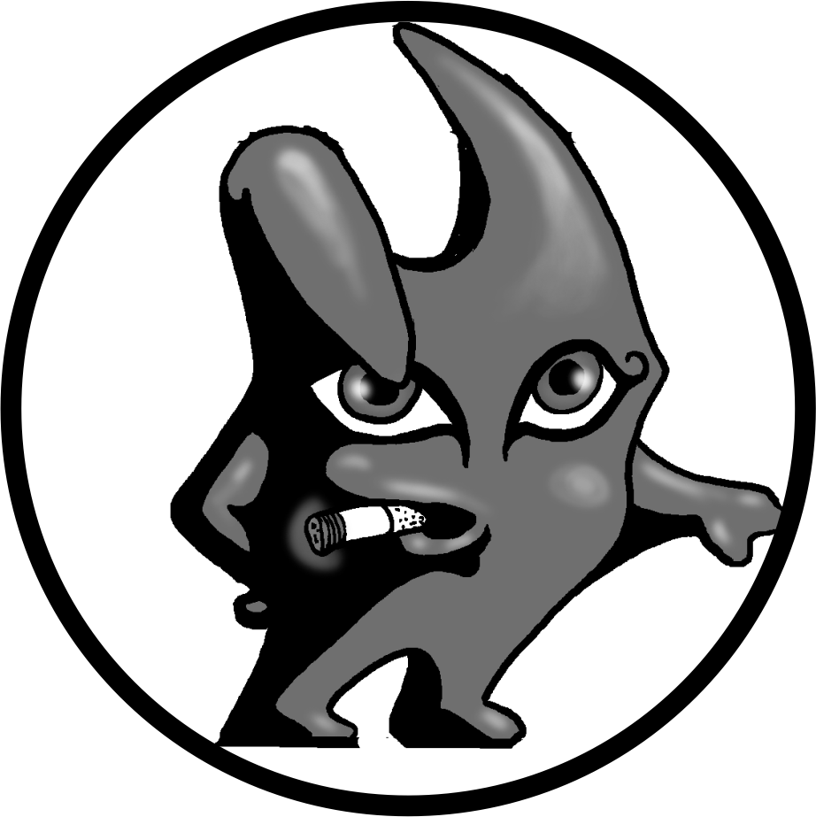 Mona Emo Girl's Ferocious Side-kick Clipart (922x923), Png Download