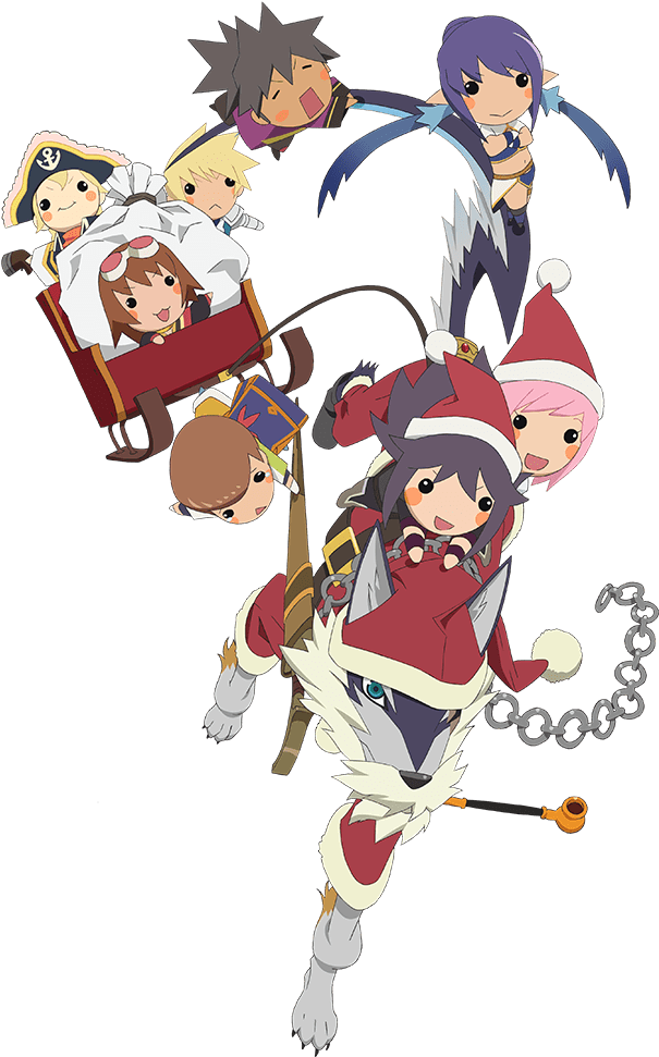 Repede's 5☆ Image From The Christmas Gacha Clipart (740x1038), Png Download