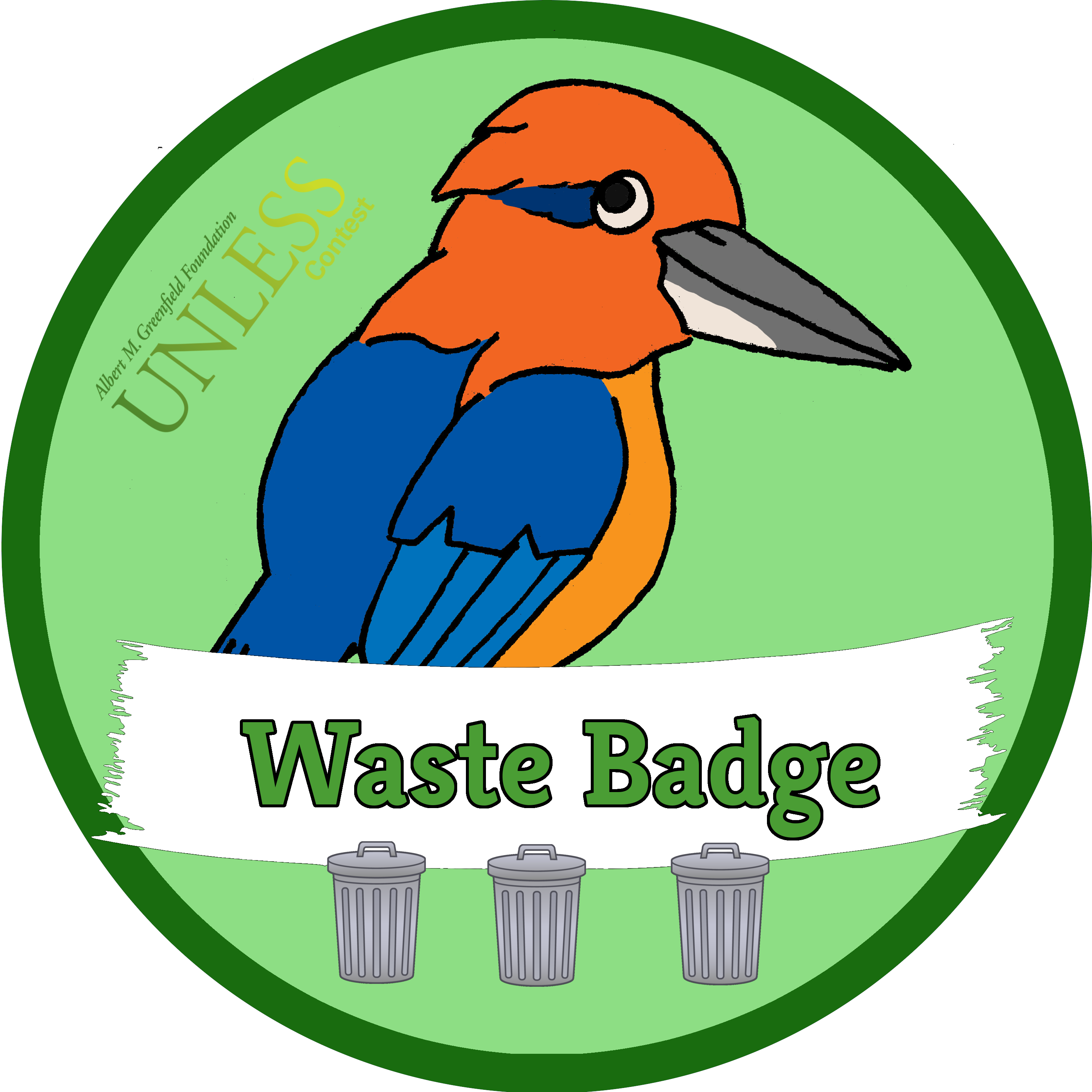 Waste Badge Clipart (3000x3000), Png Download