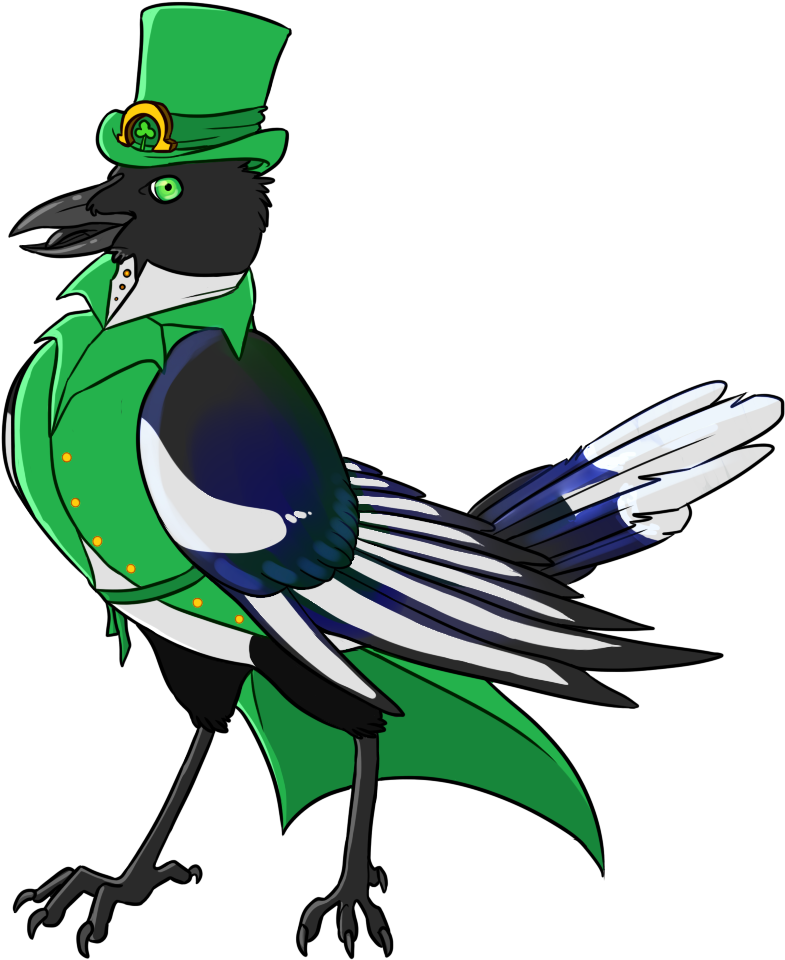 Detective Korvus ~ By Kingfisher-gryphon Clipart (827x1024), Png Download