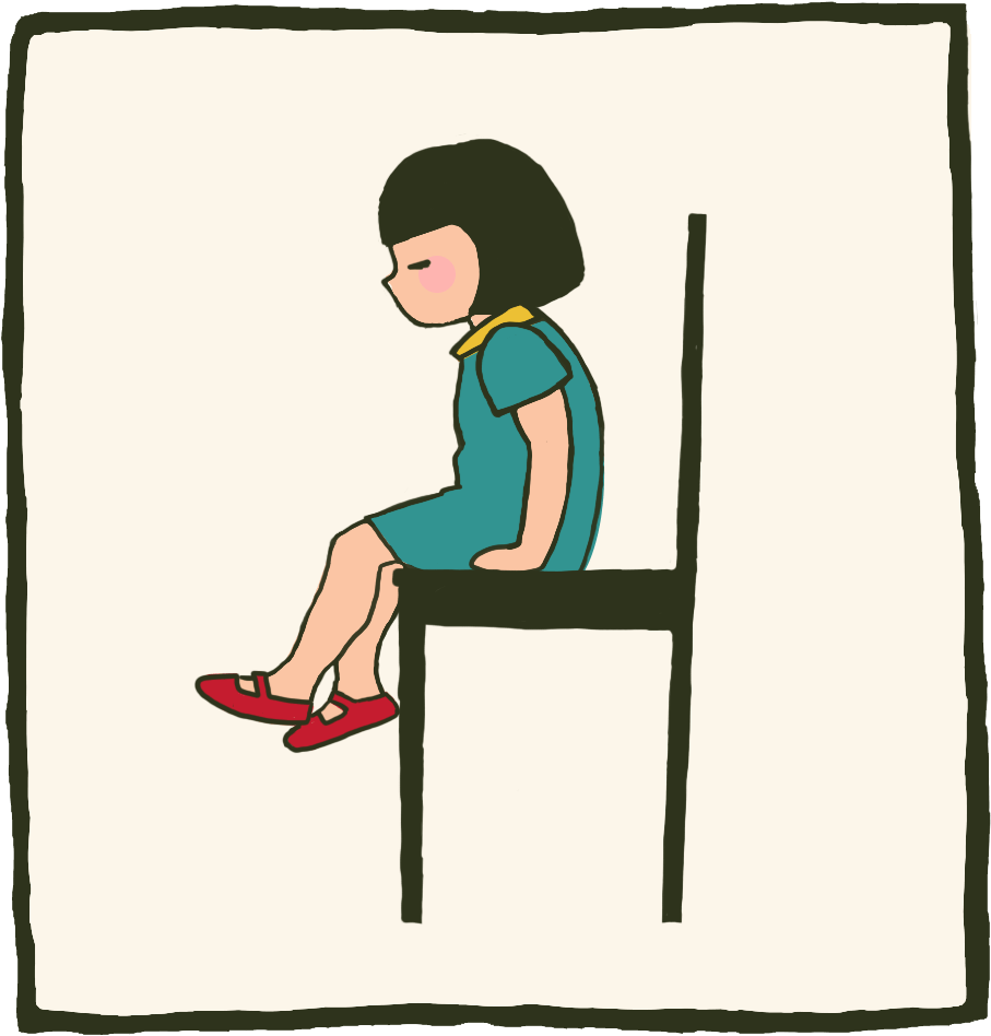 The Sitter Has No Foot And Back Support And Is Using Clipart (956x995), Png Download