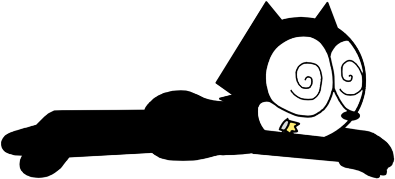 Felix With A Broken Light Bulb On Clipart (974x820), Png Download