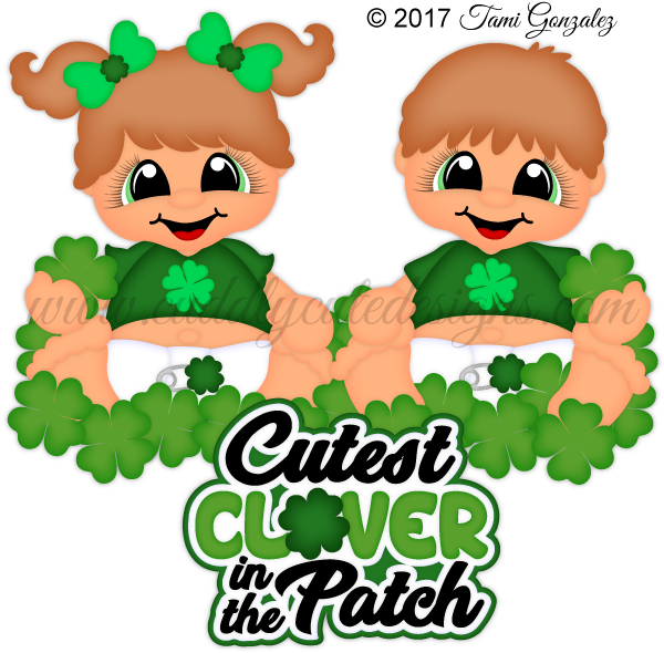 Cutest Clover Clipart (600x600), Png Download