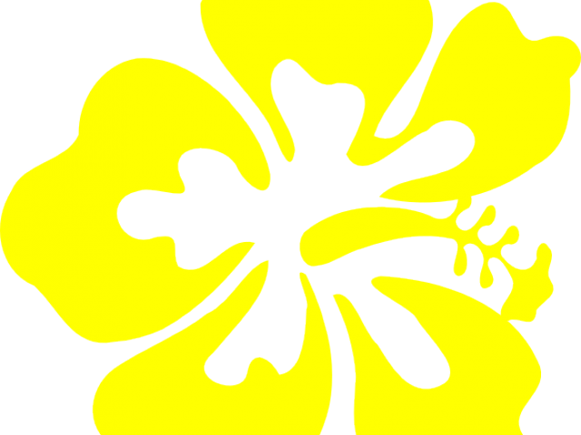 Hibiscus Clipart Yellow - Png Download (640x480), Png Download